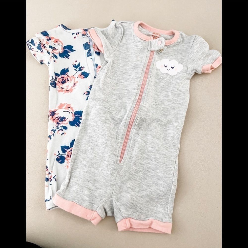 Joe Fresh 2 Baby shorts onesie